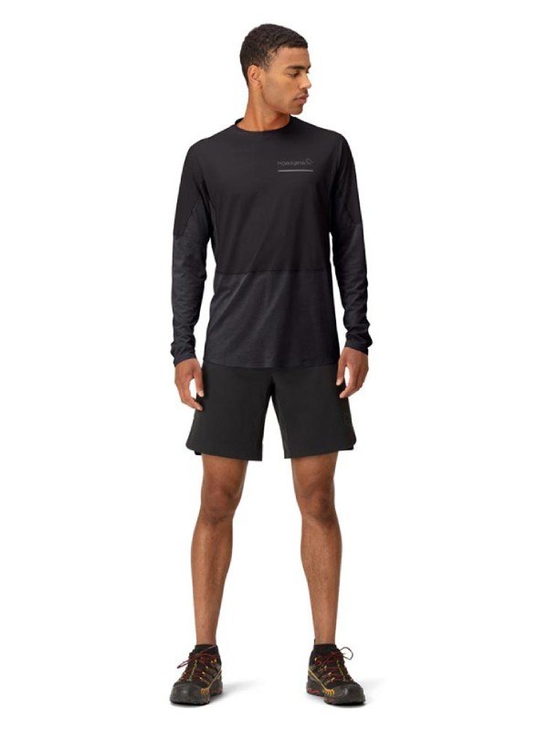 senja equaliser lightweight Long sleeve (M) #Caviar [5820-23]｜Norrona