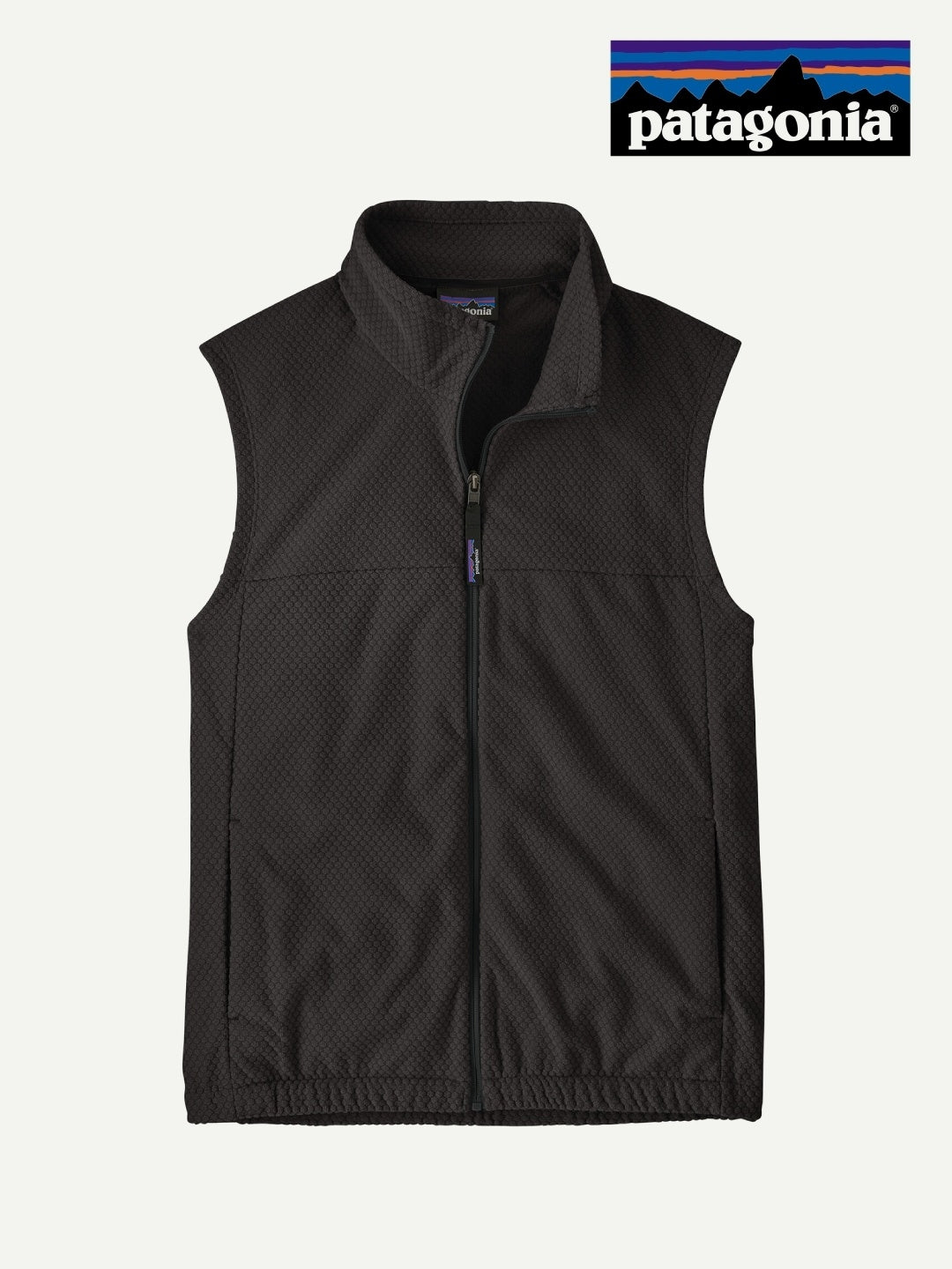 Textured Fleece Vest #BLK [23330]｜patagonia