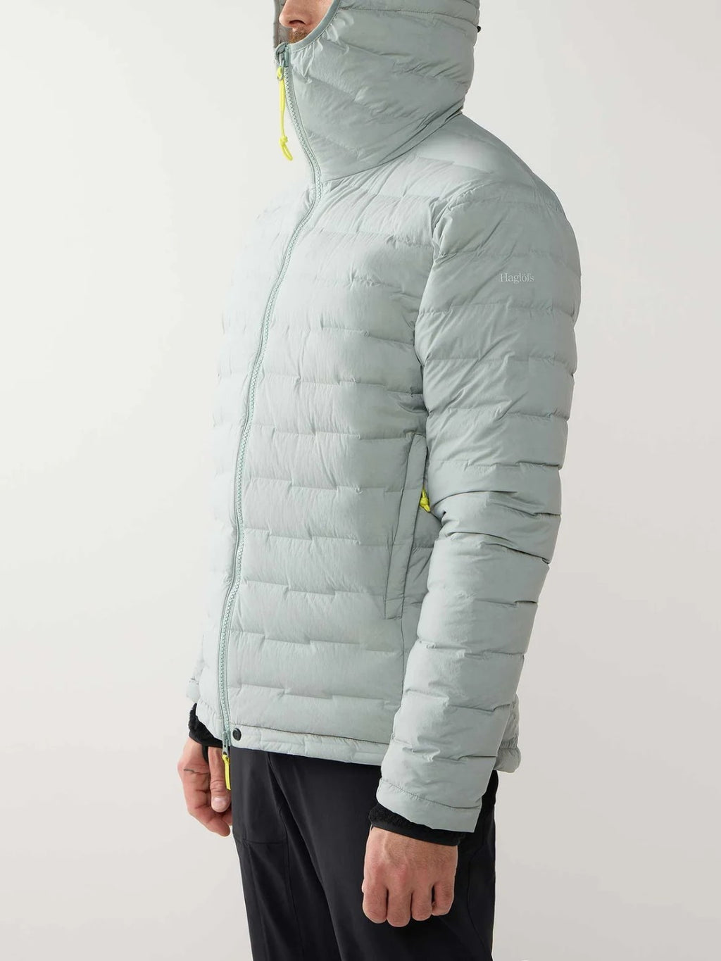 【Men】 Men's Spitz Down Hood Men #Dew Green [607459]｜HAGLOFS