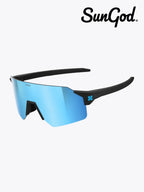 Airas 8KO #Matte Black / Silver Blue [SGD457-304026-BLS000]｜SunGod