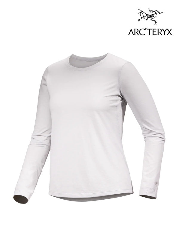 Women's Taema Crew LS #Atmos Heather [L08487800]｜ARC'TERYX