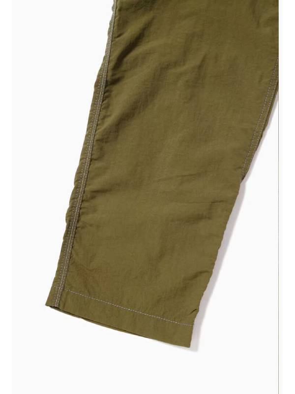Ny taffeta hiker pants #181/d.khaki [4152139]｜and wander【Outlet_40】