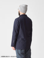 ダブルフェイスのサマージャケット #ケシズミイロ [21094]｜AXESQUIN