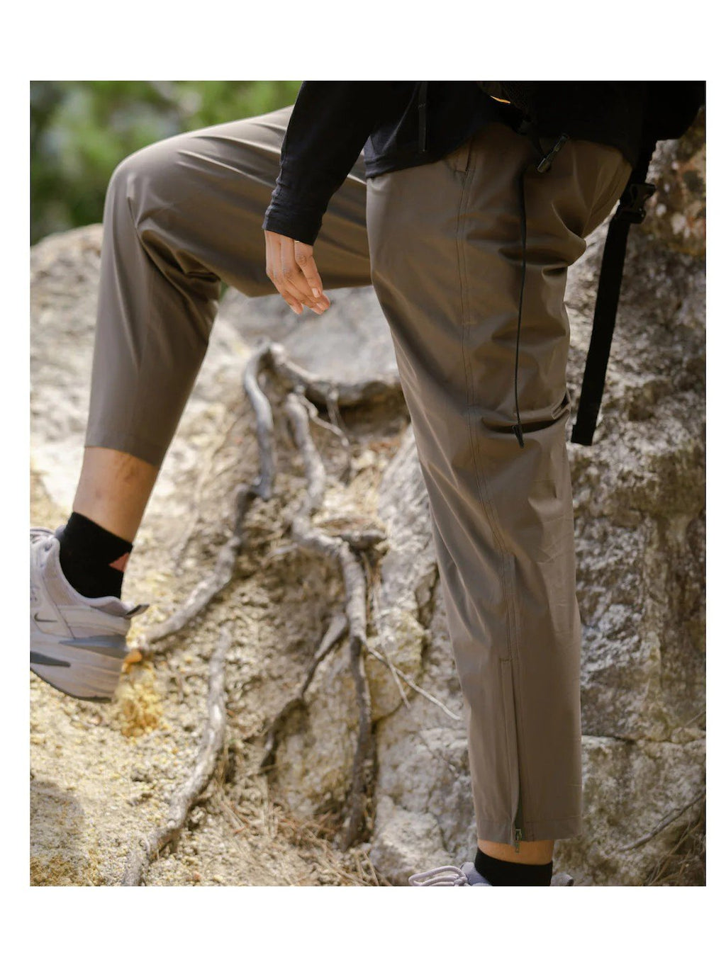 Women's Sugarcane Long Pants #Olive Green｜HERENESS