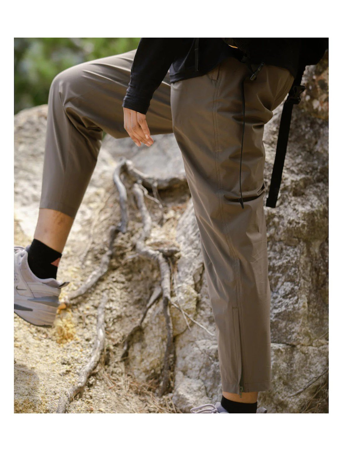 Women's Sugarcane Long Pants #Olive Green｜HERENESS