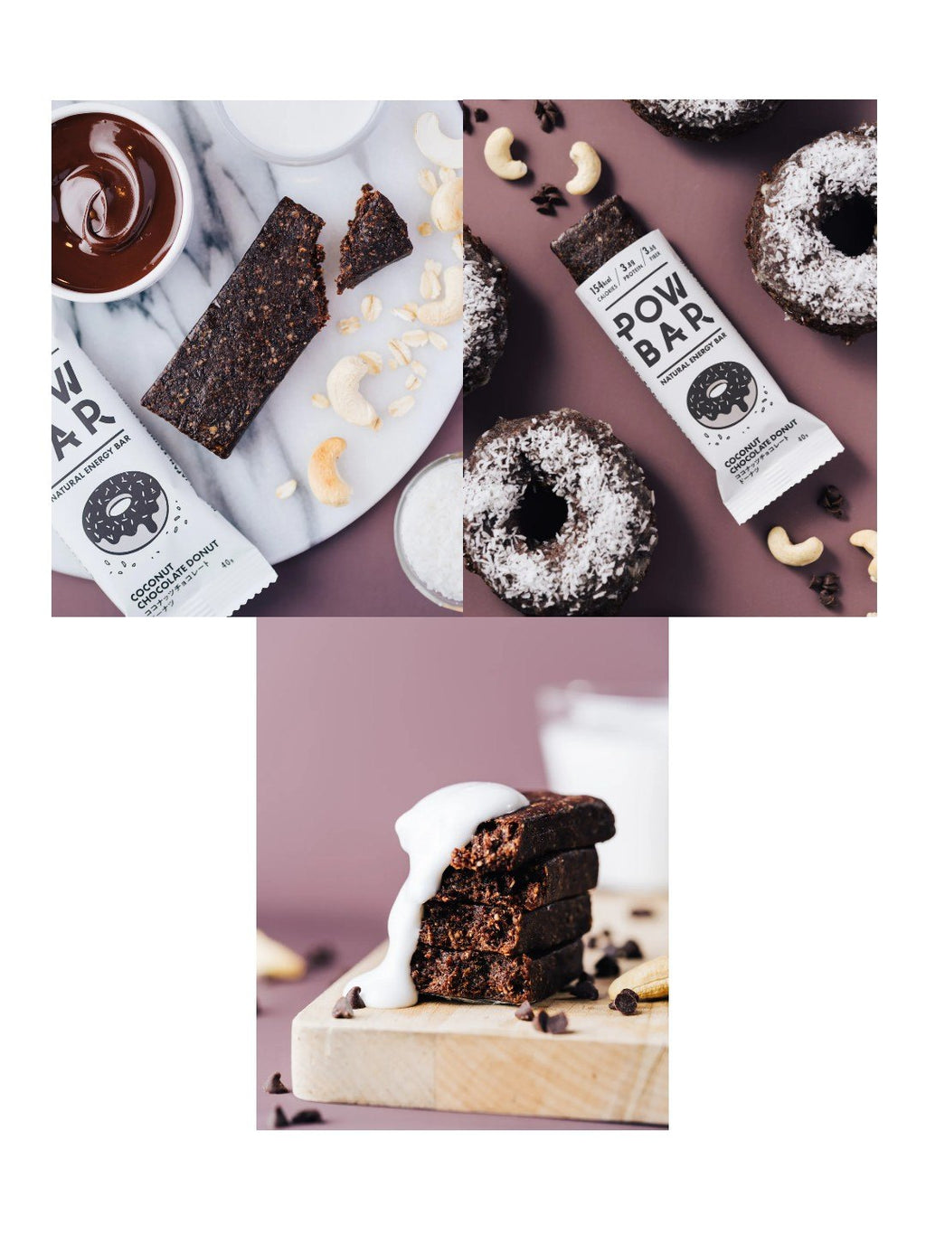 POW BAR COCONUT CHOCOLATE DONUT｜POW BAR