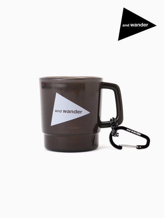 and wander logo PP mug #black [4987701]｜and wander