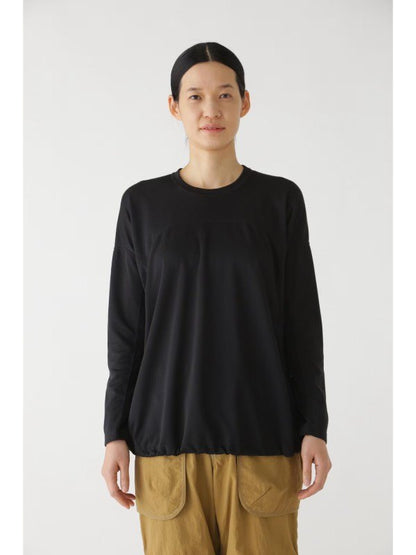 Women's dry jersey LS T #010/black [4264129]｜and wander