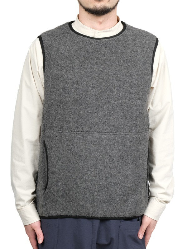 パイルモッサーのベスト #ケシズミイロ [021084]｜AXESQUIN – moderate
