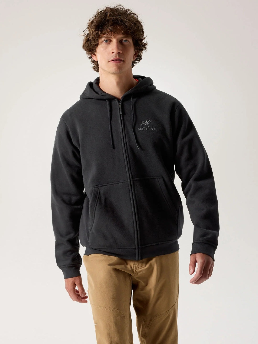 Emblem Fleece Full-Zip Hoody M #Black [X00000992903]｜ARC'TERYX