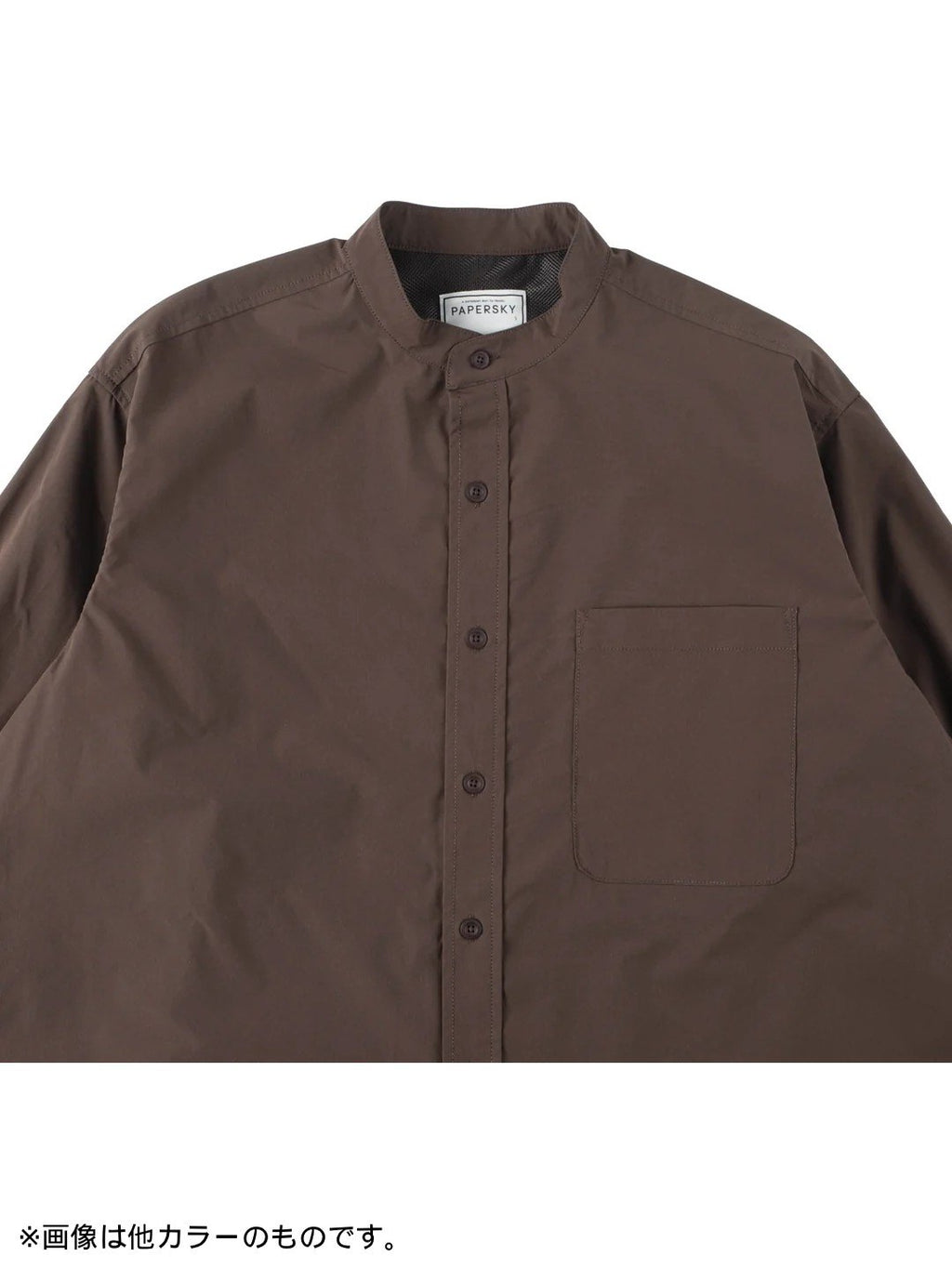 RELAX CAVE TYPEWRITER LONG BIG SHIRT #LIGHT BEIGE [PS232016]｜PAPERSKY WEAR