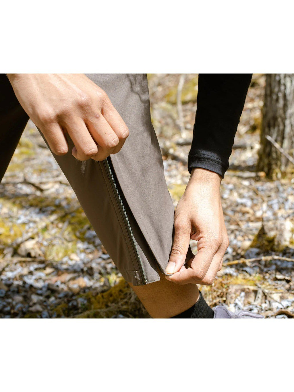 Women's Sugarcane Long Pants #Olive Green｜HERENESS