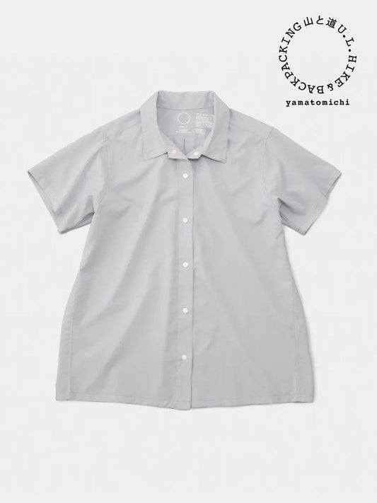 Woman's UL Short Sleeve Shirt #Glacier White｜山と道