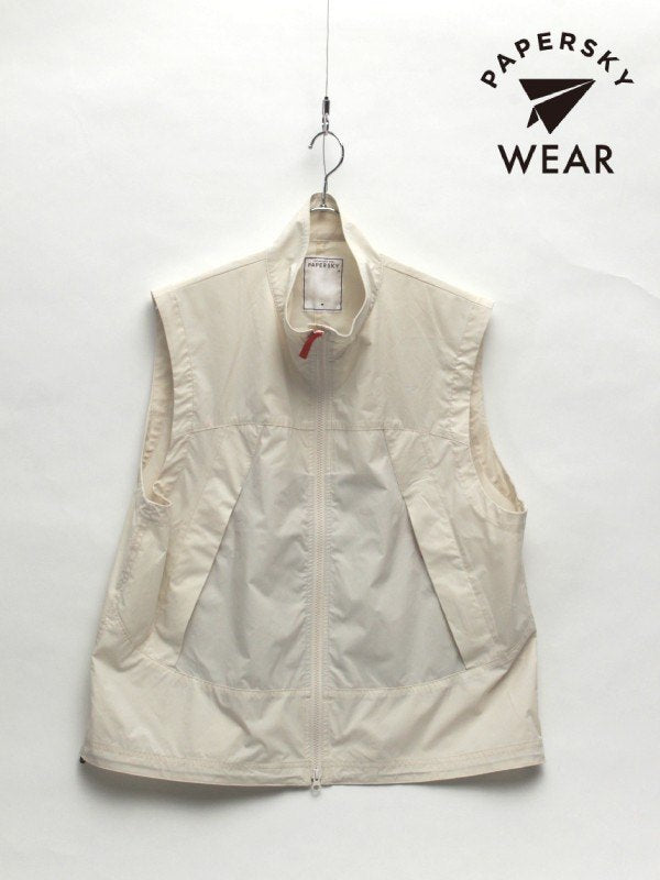 SURUGA BAY VEST #04 ECRU [PS251017]｜PAPERSKY WEAR