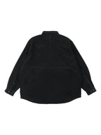 HIKE&BIKE CAVE CORDUROY BIG SHIRT #01BLK [PS232008]｜PAPERSKY WEAR