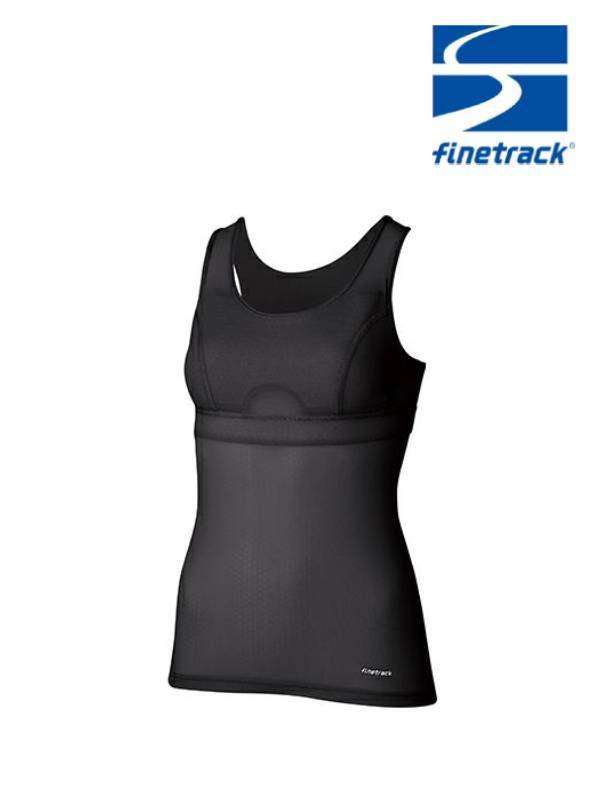 Women's ドライレイヤークールブラタンクトップ #BK [FUW0824]｜finetrack