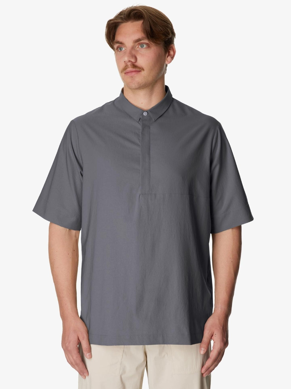 Men's Cosmo Shirt #Thunder Gray [238724]｜HOUDINI