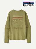 Women's L/S Cap Cool Sun Shirt - Peak Visions #GGNX [44935]｜patagonia
