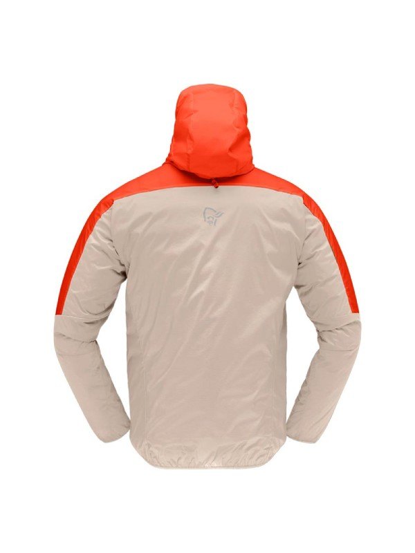 falketind aero60 Hood (M) #Arednalin/Pure Cashmere [1810-22]｜Norrona【Outlet_30】