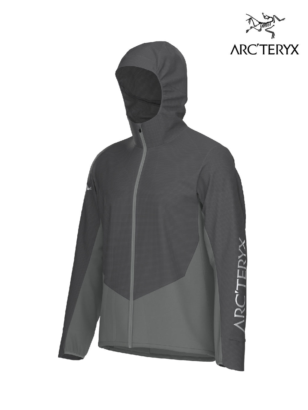 Norvan Windshell Hoody #Cloud / Void [X00001035403]｜ARC'TERYX