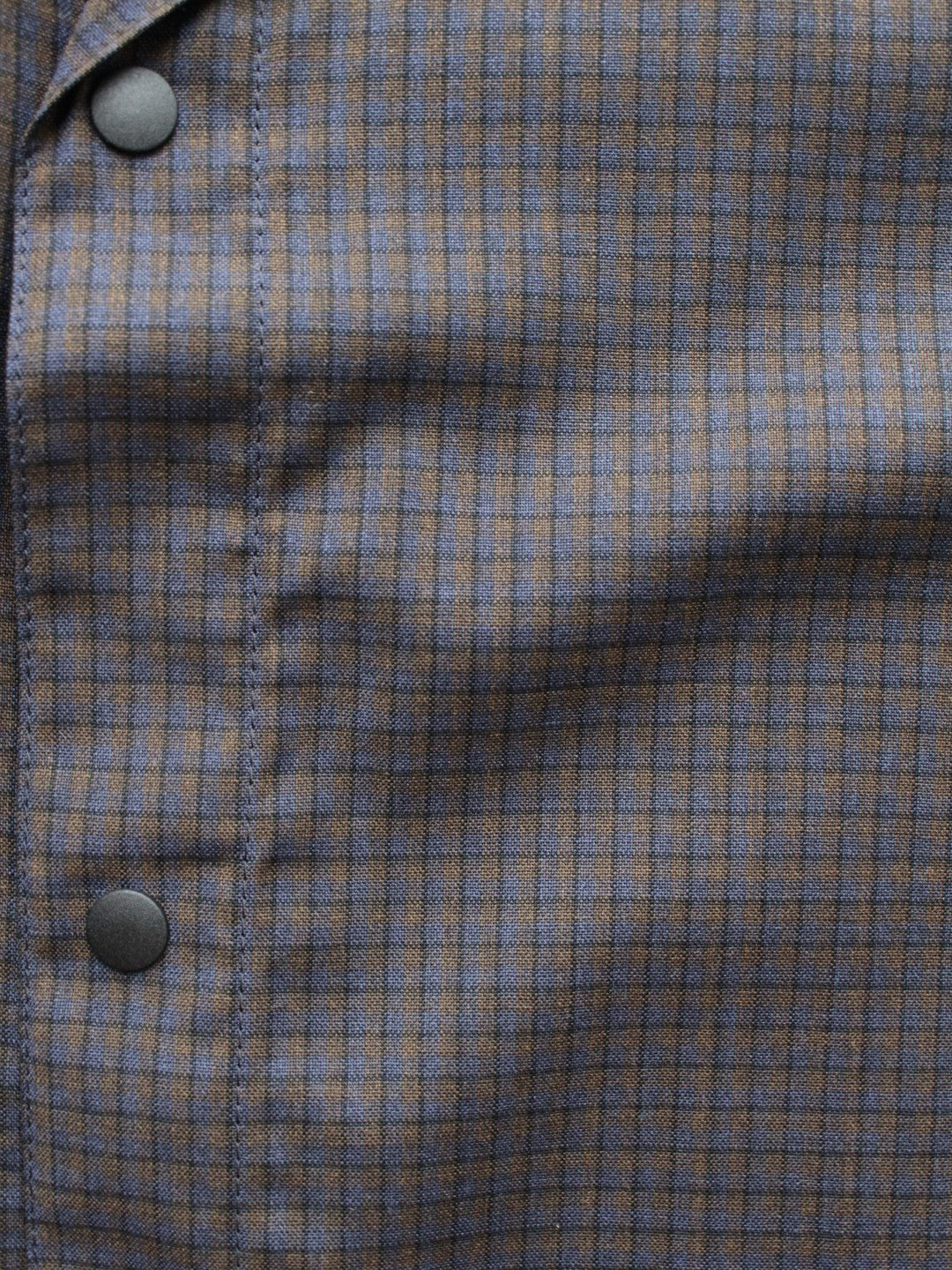 Men's Merino Short Sleeve Shirt #Blue x Brown Check｜山と道 – moderate