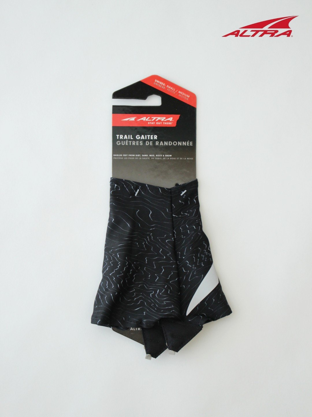 TRAIL GAITER #BLACK/SILVER/GREY [AL16301R76P1S]｜ALTRA