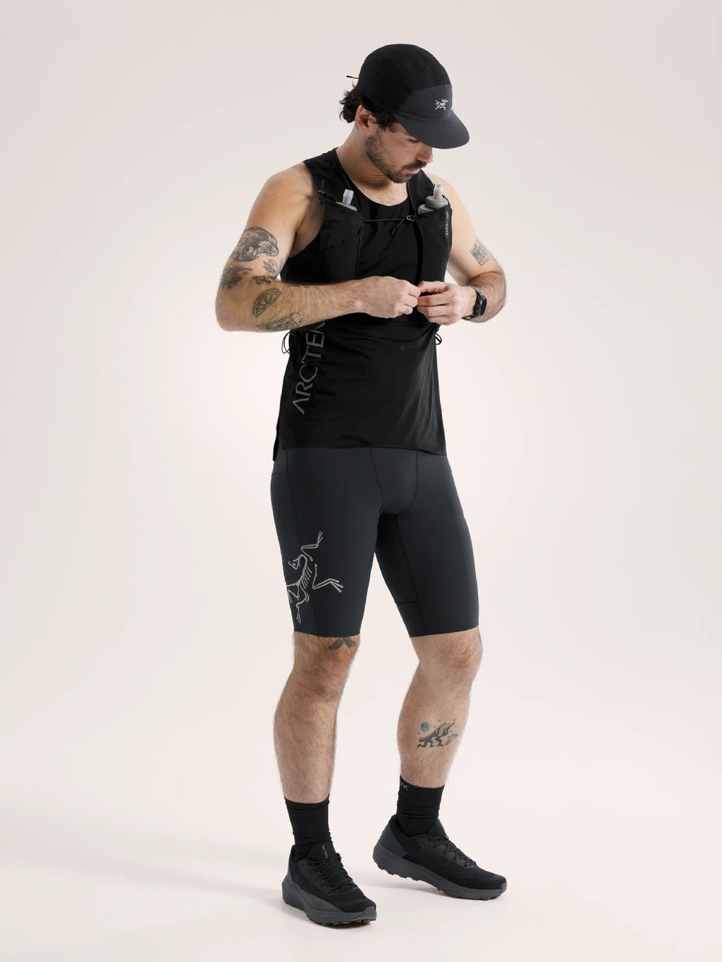 Norvan Downword Logo Tank #Black [X00001034401]｜ARC'TERYX