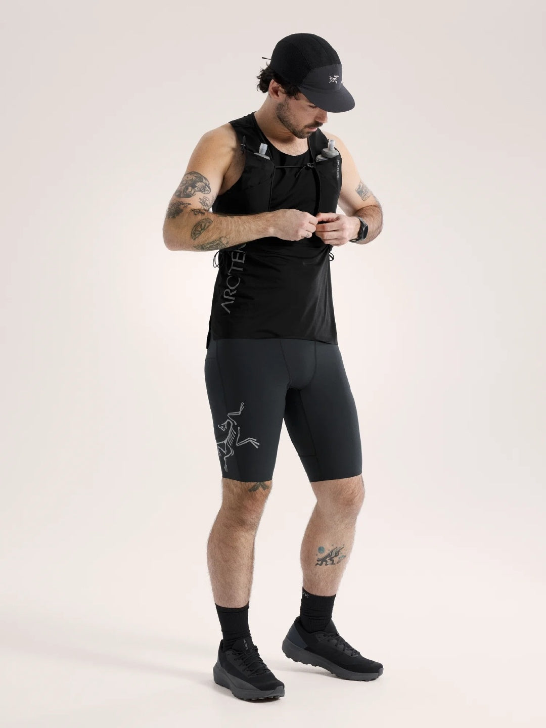Norvan Downword Logo Tank #Black [X00001034401]｜ARC'TERYX