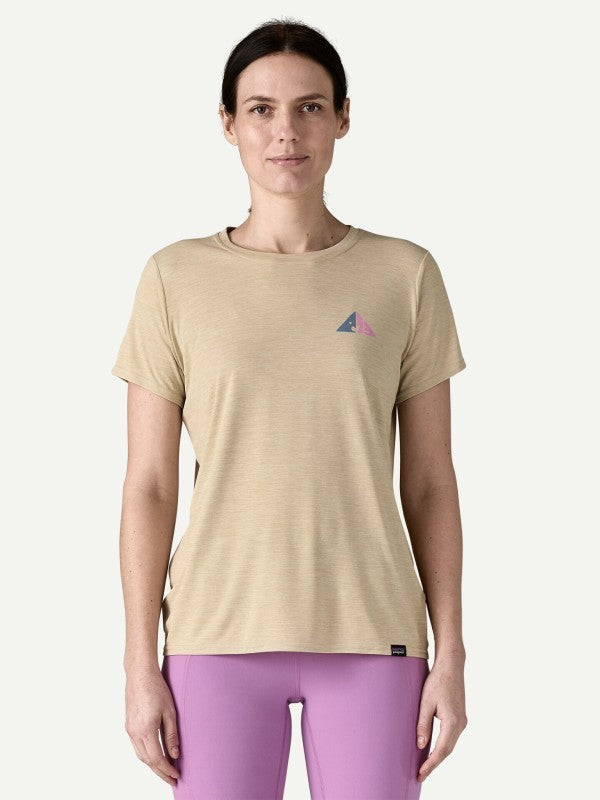Woman's Cap Cool Daily Graphic Shirt - Lands #DPMX [45390]｜patagonia