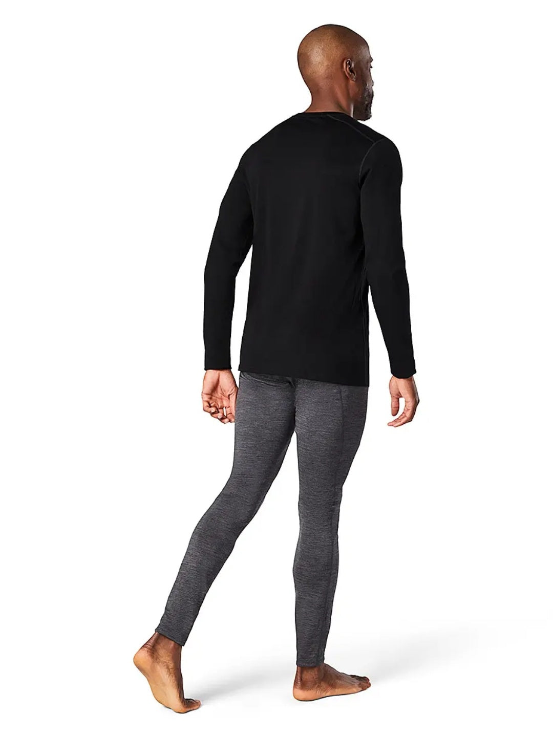 【Men】メンズ クラシックオールシーズンメリノベースレイヤー ロングスリーブ #ブラック [SW61030005004]｜Smartwool