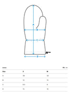 UL Mittens #Smoke Brown｜山と道