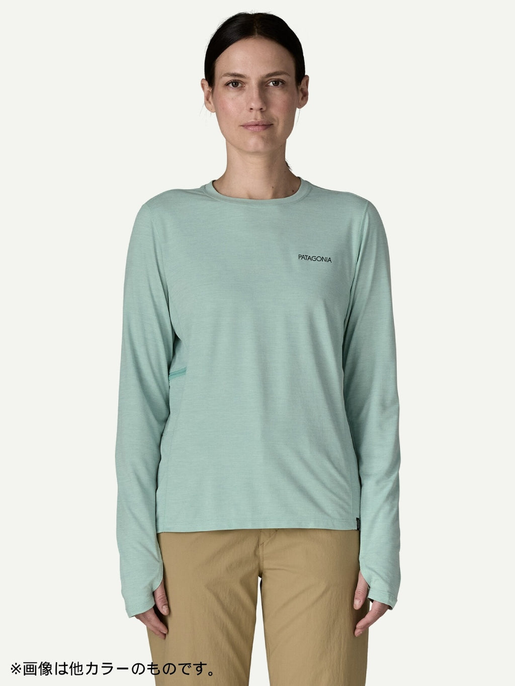 Women's L/S Cap Cool Sun Shirt - Peak Visions #GGNX [44935]｜patagonia