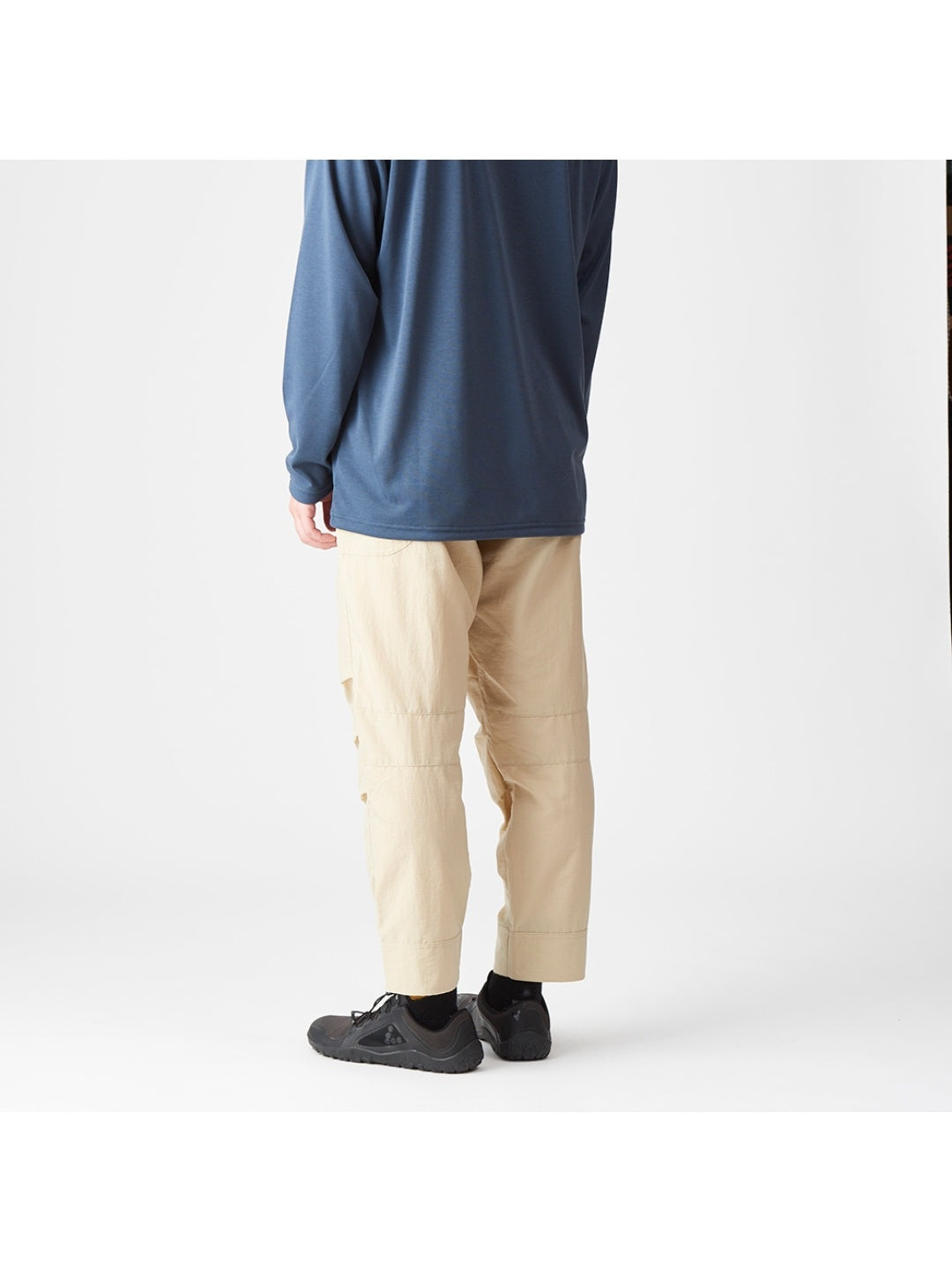 タッサーナイロンのパンツ #ベージュ [22037]｜AXESQUIN