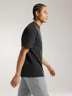 Kragg Cotton Logo SS M #24K Black [X00000846405]｜ARC'TERYX