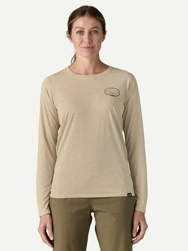Women's L/S Capilene Cool Daily Graphic Shirt - Lands #CRPX [45165]｜patagonia