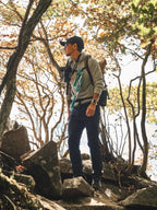 WUNDERWEAR HALF ZIP HOODIE #Light Gray [BW0505]｜BRING