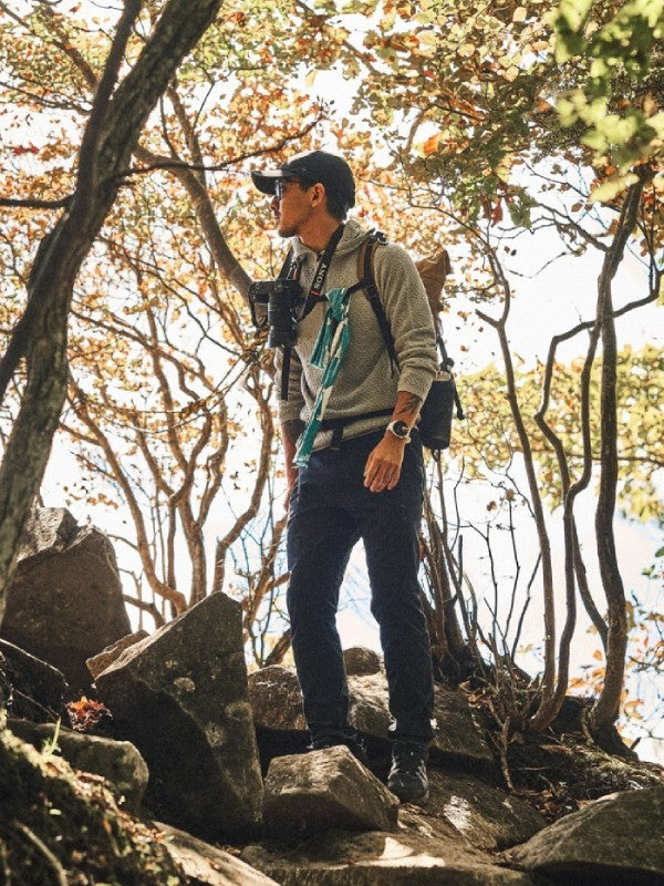 WUNDERWEAR HALF ZIP HOODIE #Light Gray [BW0505]｜BRING