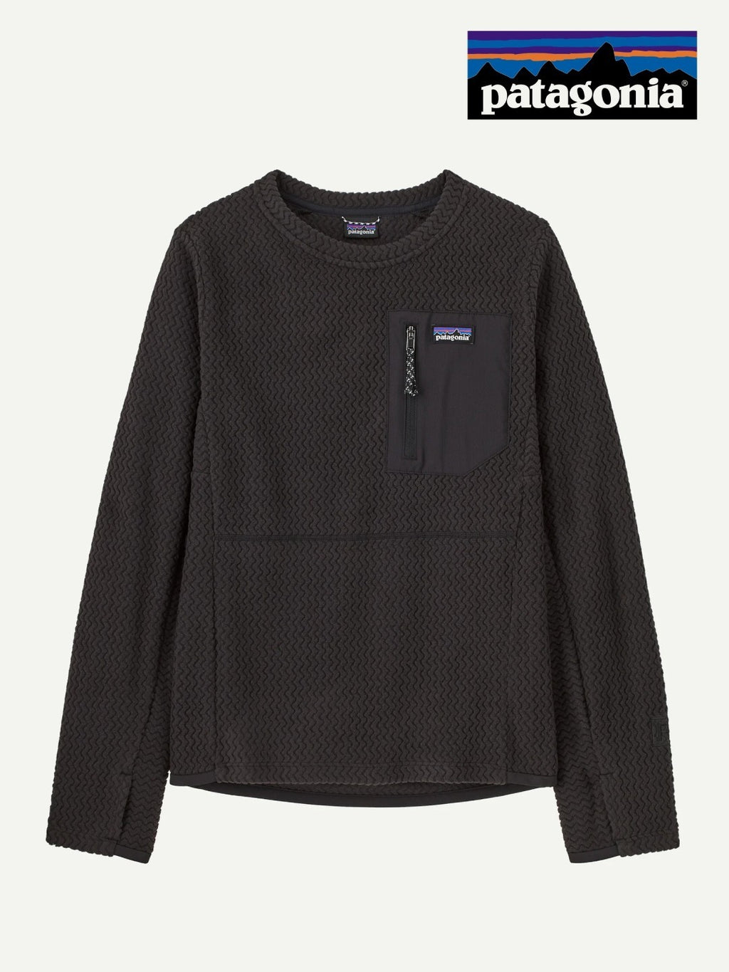 Kid's R1 Air Crew #BLK [64815]｜patagonia