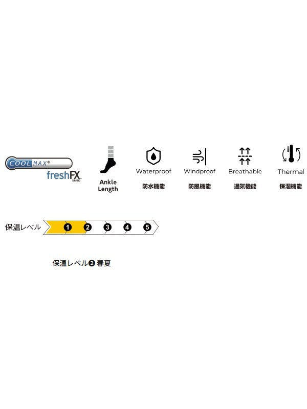 ランニングライト 2 #グレー [D143056]｜DexShell
