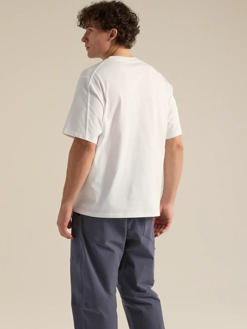 【Men】Kragg Cotton Emblem Crew SS M #White Light [X00001070203]｜ARC'TERYX