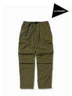 Ny taffeta hiker 2way pants #181/d.khaki [4152138]｜and wander