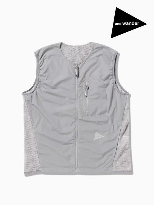 alpha direct vest #020/gray [4241117]｜and wander