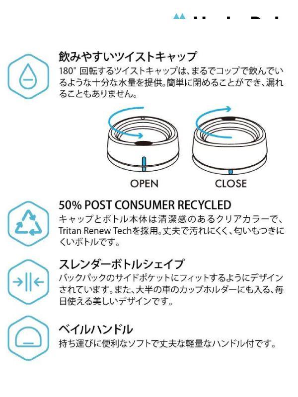 リーコン ツイスト&シップ 1L #コンフェッティ [BR02RB]｜Hydrapak
