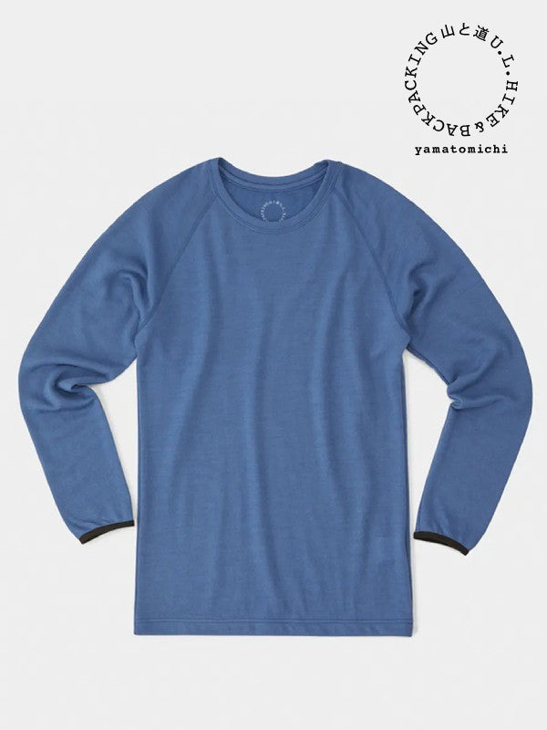 DF Mesh Merino Long Sleeve #Cobalt Blue｜山と道