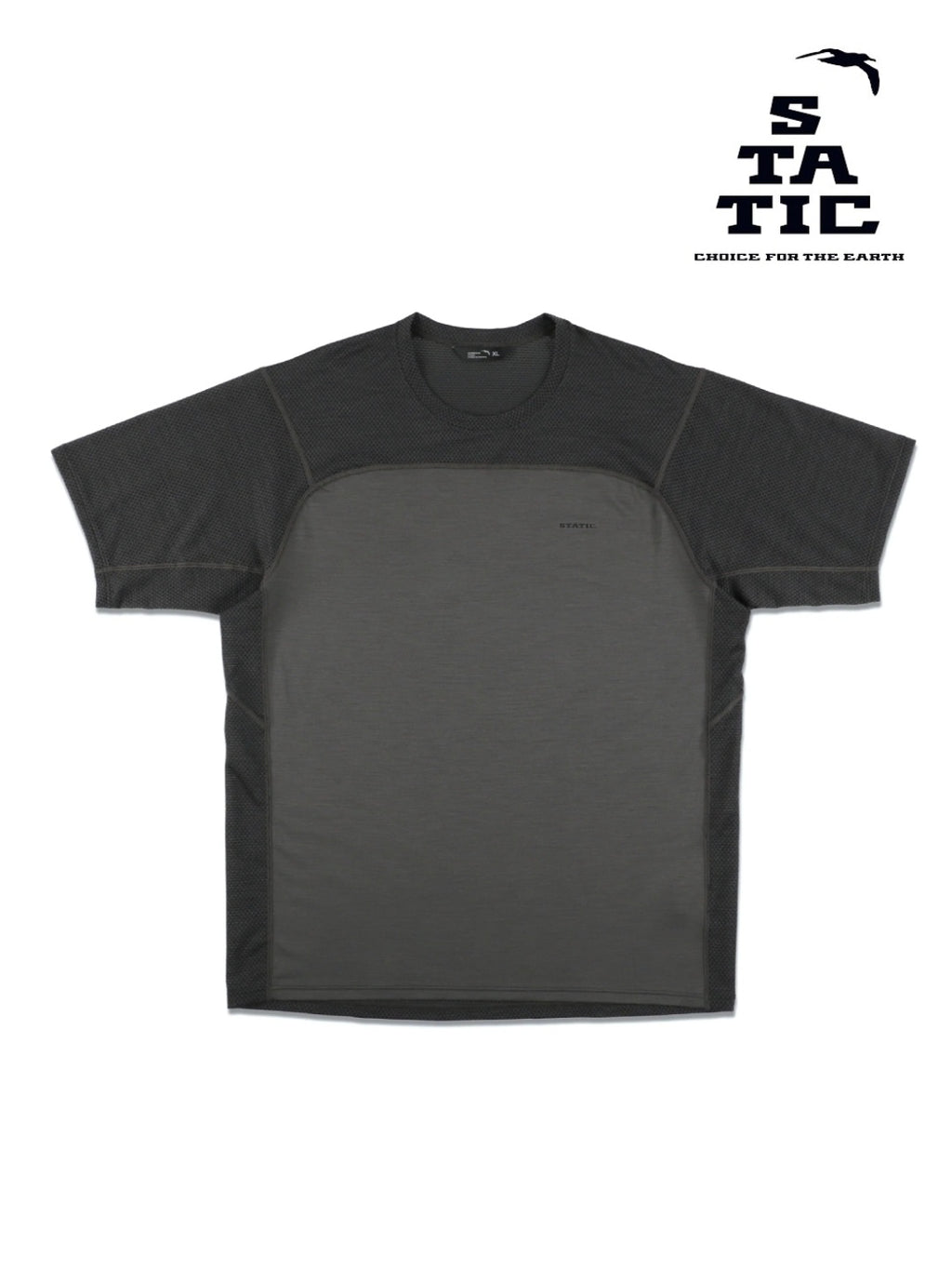 Chord Wool S/S Shirts #Carbon [105202]｜STATIC