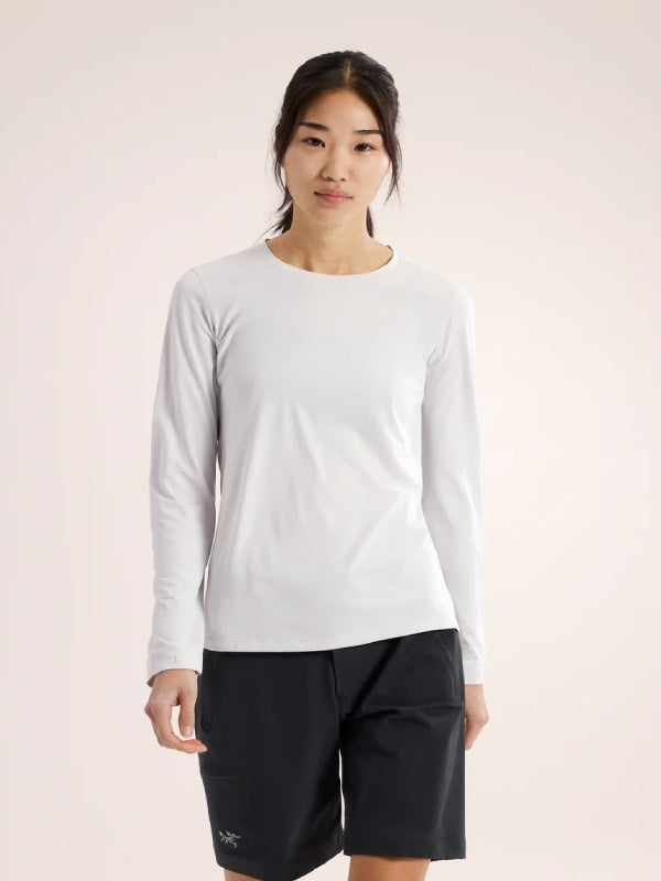 Women's Taema Crew LS #Atmos Heather [L08487800]｜ARC'TERYX