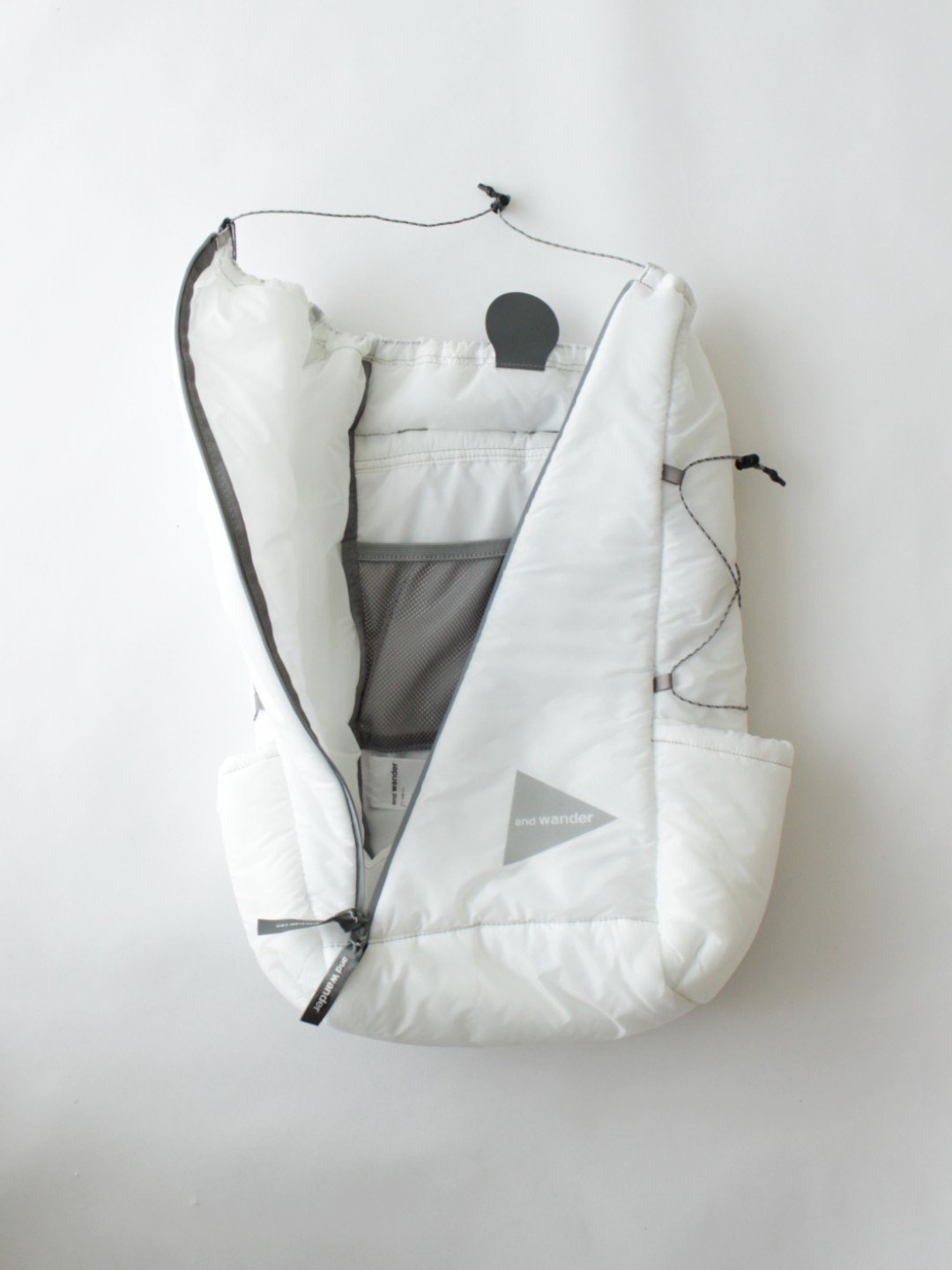 puffer mini ripstop daypack #white [6285121]｜and wander