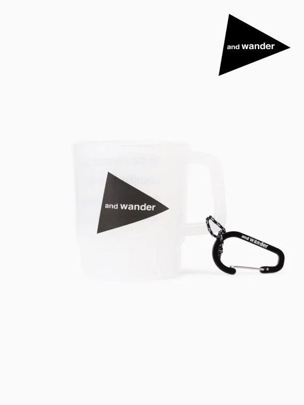 and wander logo PP mug #off white [5744987701]｜and wander