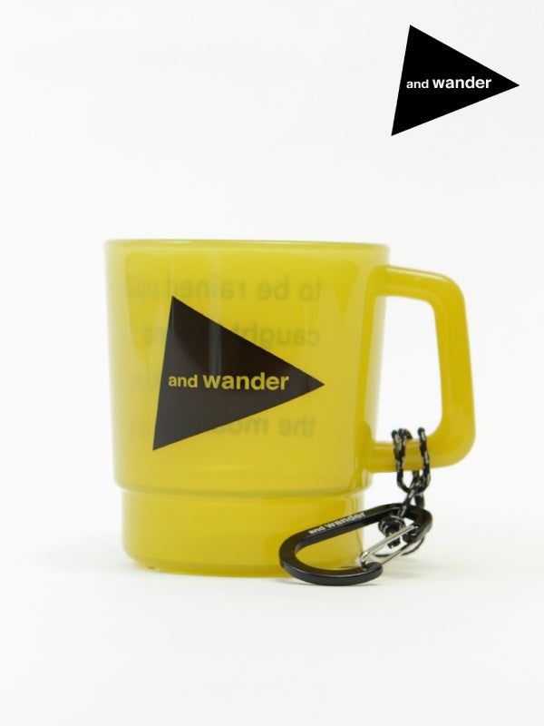 and wander logo PP mug #yellow [5744987701]｜and wander