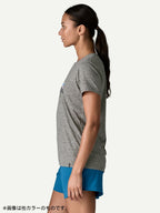 Women's Cap Cool Daily Shirt - Fitz Roy Nimbus #DYWH [45486]｜patagonia